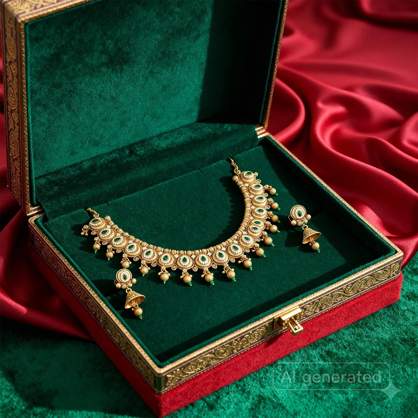 Antique Gold Necklace 0011