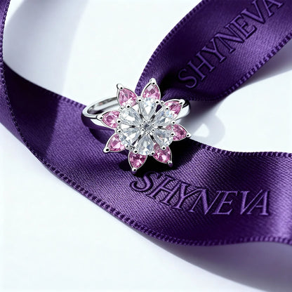 Solitaire Design Rodium Plated Silver Ring with AD Stones | Women’s Daily Wear & Party Wear Jewellery