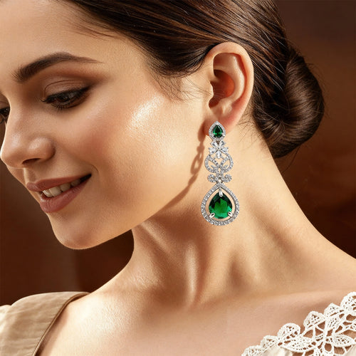 Shyneva Kundan Earrings for Women - Elegant & Stylish Design