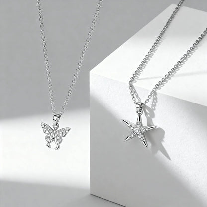 Shyneva Twilight Silver Pendant AD jewellery | Premium Gift Pendant