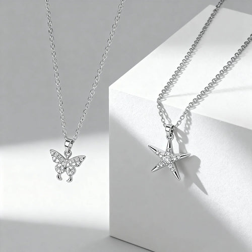 Shyneva Twilight Silver Pendant AD jewellery | Premium Gift Pendant