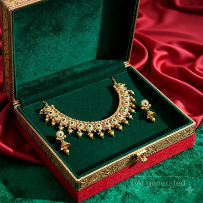 Antique Gold Necklace 0011