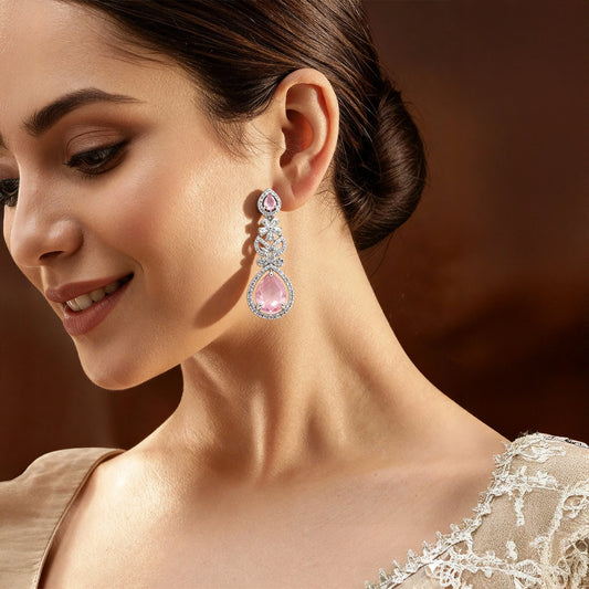 Shyneva Gold Plated Earrings for Women - Elegant & Stylish Design
