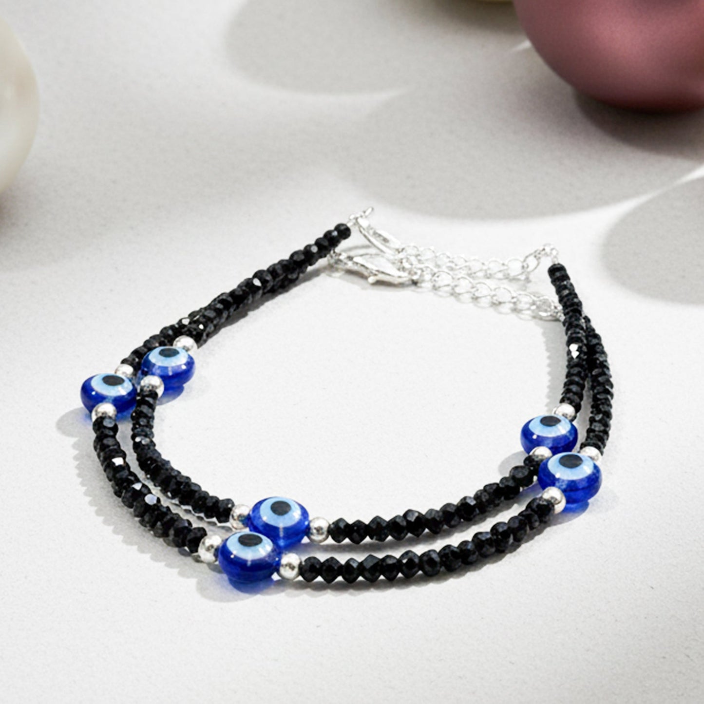 Shyneva Oxidised Silver Anklet for Women (Set of 2) | Traditional Daily Wear Payal | Antique Oxidised Silver-Plated Anklet Pair for Girls & Women