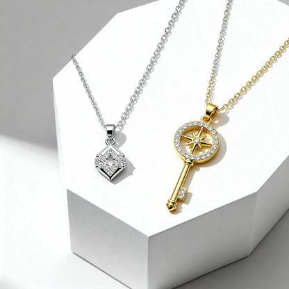 Shyneva Diamond Halo Silver Pendant AD jewellery | Premium Gift Pendant