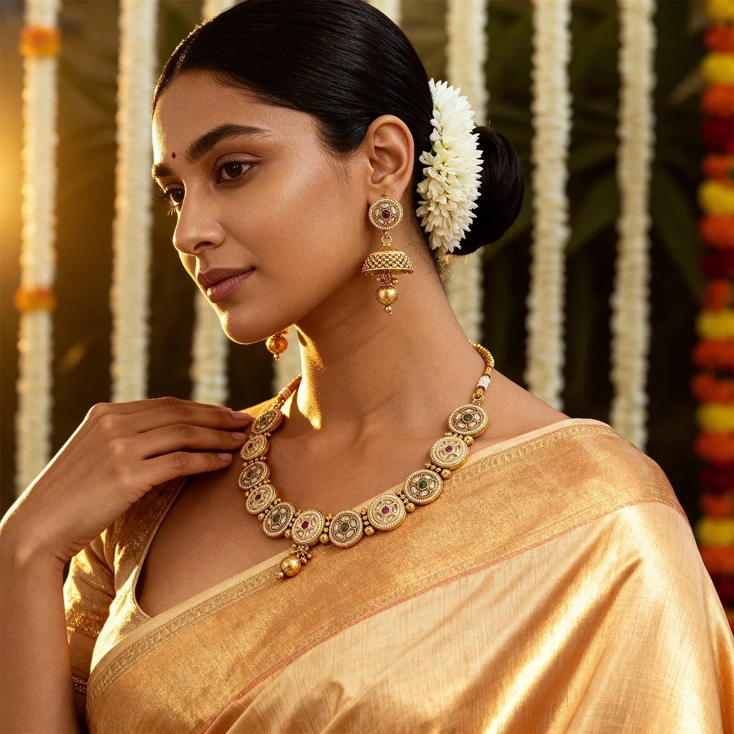 Antique Gold Necklace 0009