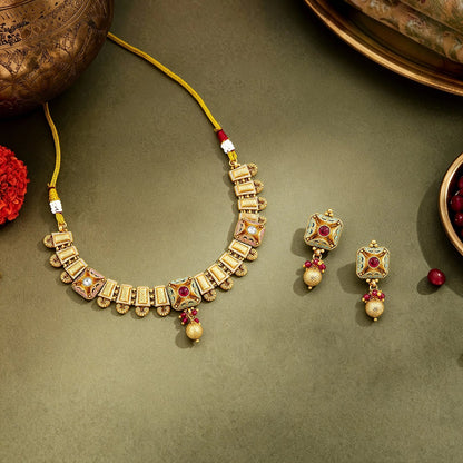 Antique Copper Necklace 0004