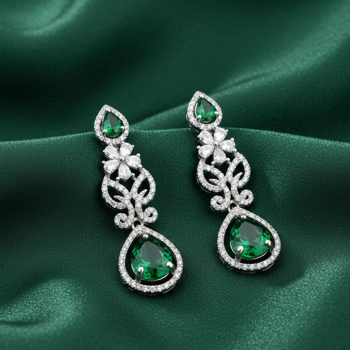 Shyneva Kundan Earrings for Women - Elegant & Stylish Design