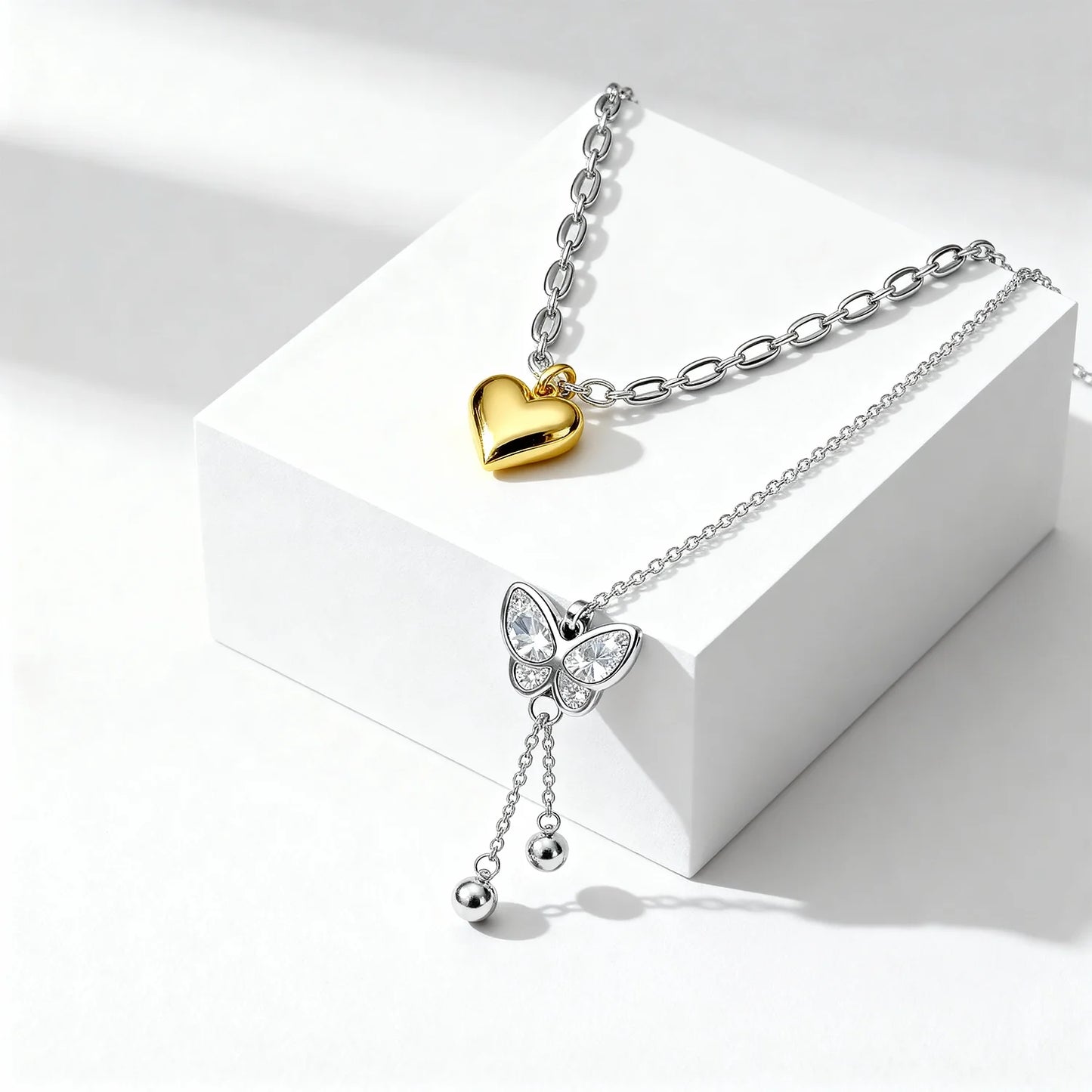 Shyneva Lotus Radiance Silver Pendant AD jewellery | Daily Wear Pendant