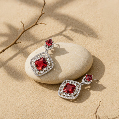 Shyneva Stone Earrings for Women - Elegant & Stylish Design