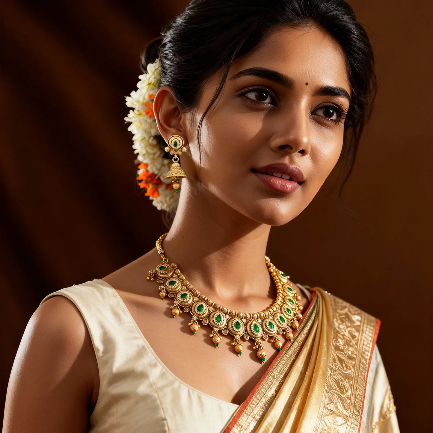 Antique Gold Necklace 0011