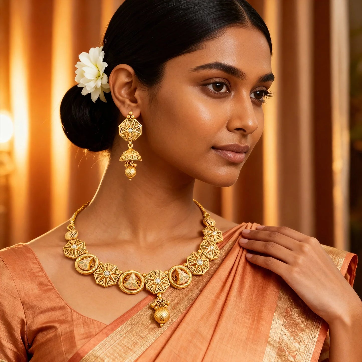 Antique Gold Necklace 0013