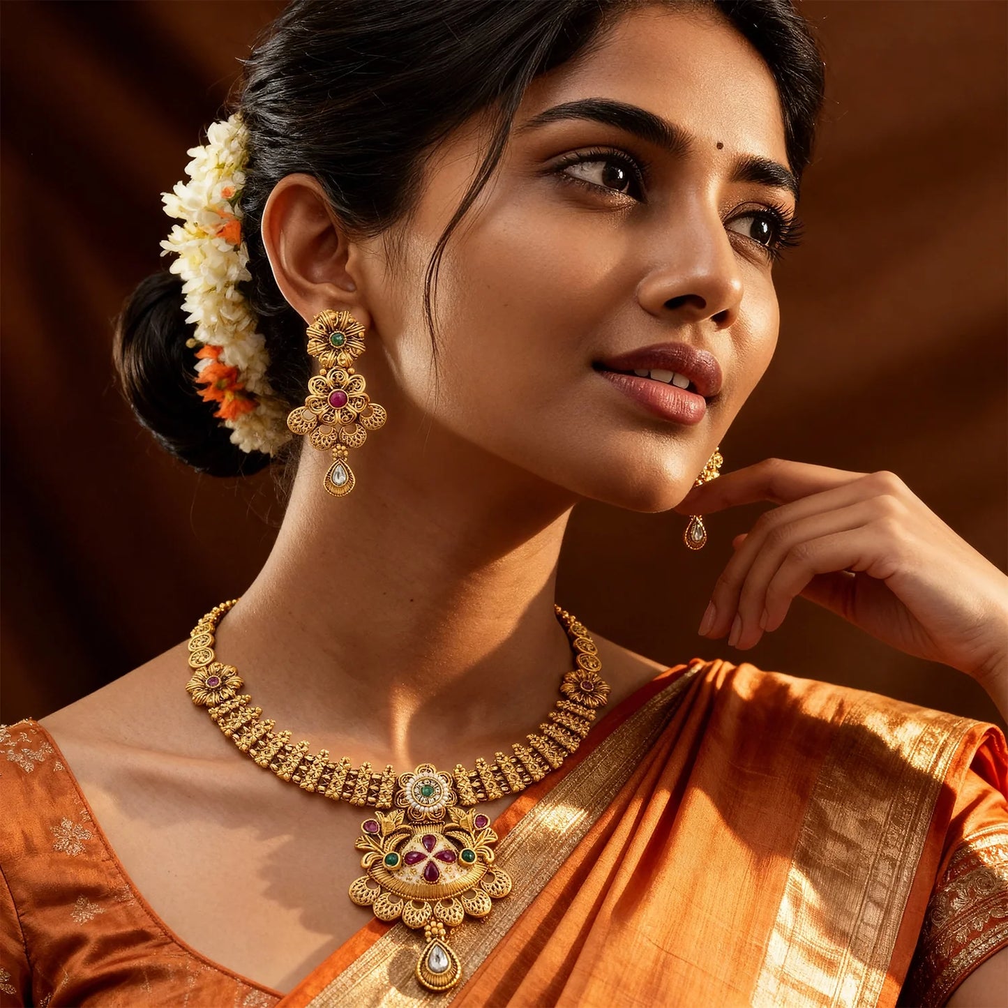 Antique Gold Necklace 0010