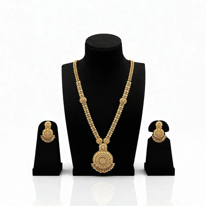Elegant Gold-Plated Long Necklace Set 11