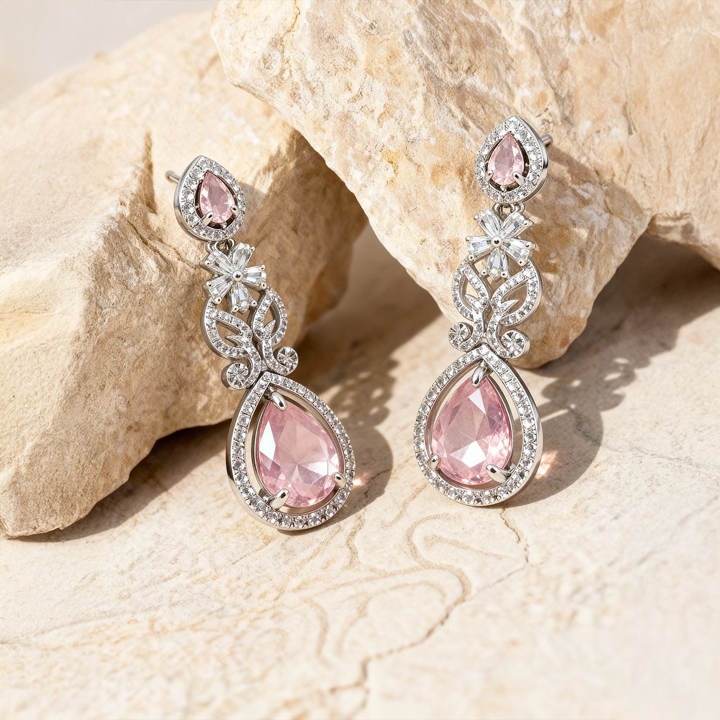 Shyneva Gold Plated Earrings for Women - Elegant & Stylish Design