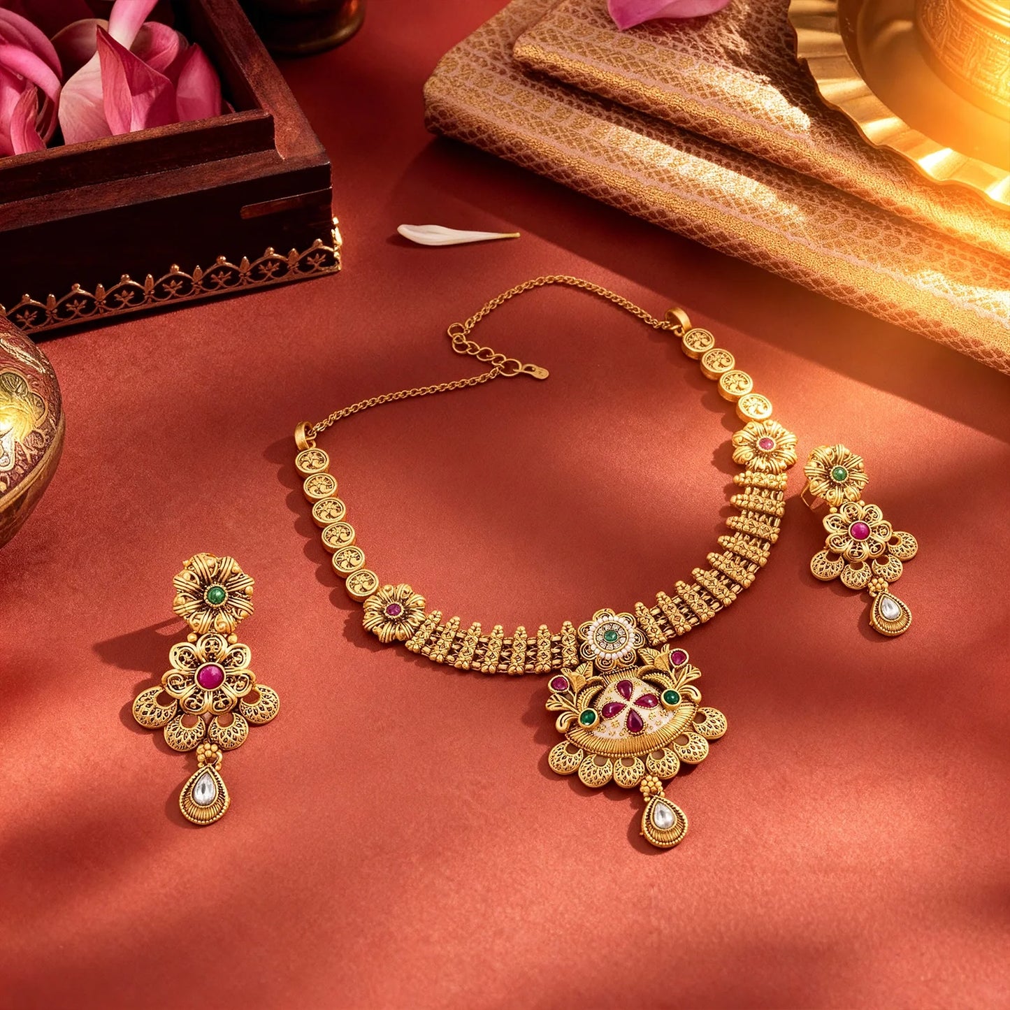 Antique Gold Necklace 0010