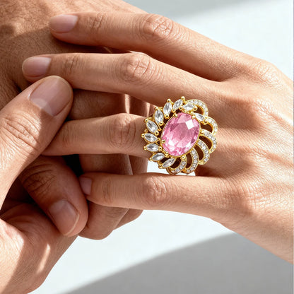 Shyneva Aurora Shine Ad Ring AD stone ring | Daily Wear Ring