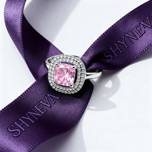 Infinity Loop Design Rodium Plated Silver Ring with AD Stones | Women’s Daily Wear & Party Wear Jewellery