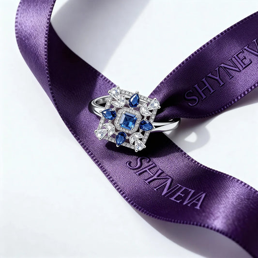 Heart Shape Design Rodium Plated Silver Ring with AD Stones | Women’s Daily Wear & Party Wear Jewellery