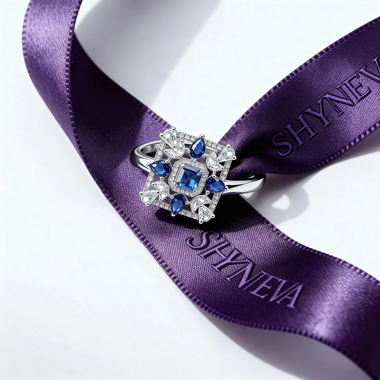 Heart Shape Design Rodium Plated Silver Ring with AD Stones | Women’s Daily Wear & Party Wear Jewellery