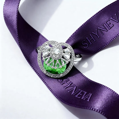 Shyneva Gleaming Starburst Ad Ring AD stone ring | Premium Gift Ring