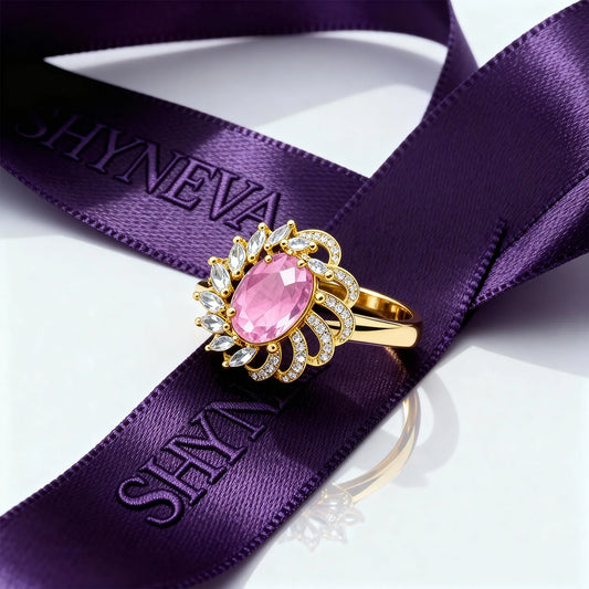 Shyneva Aurora Shine Ad Ring AD stone ring | Daily Wear Ring