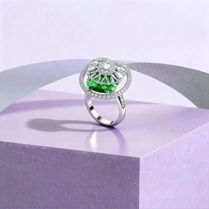 Shyneva Gleaming Starburst Ad Ring AD stone ring | Premium Gift Ring