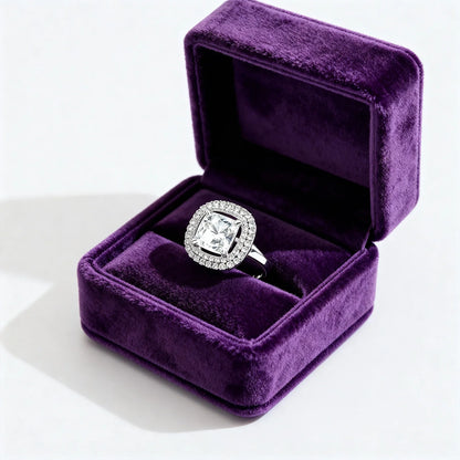 Floral Design Rodium Plated Silver Ring with AD Stones | Women’s Daily Wear & Party Wear Jewellery