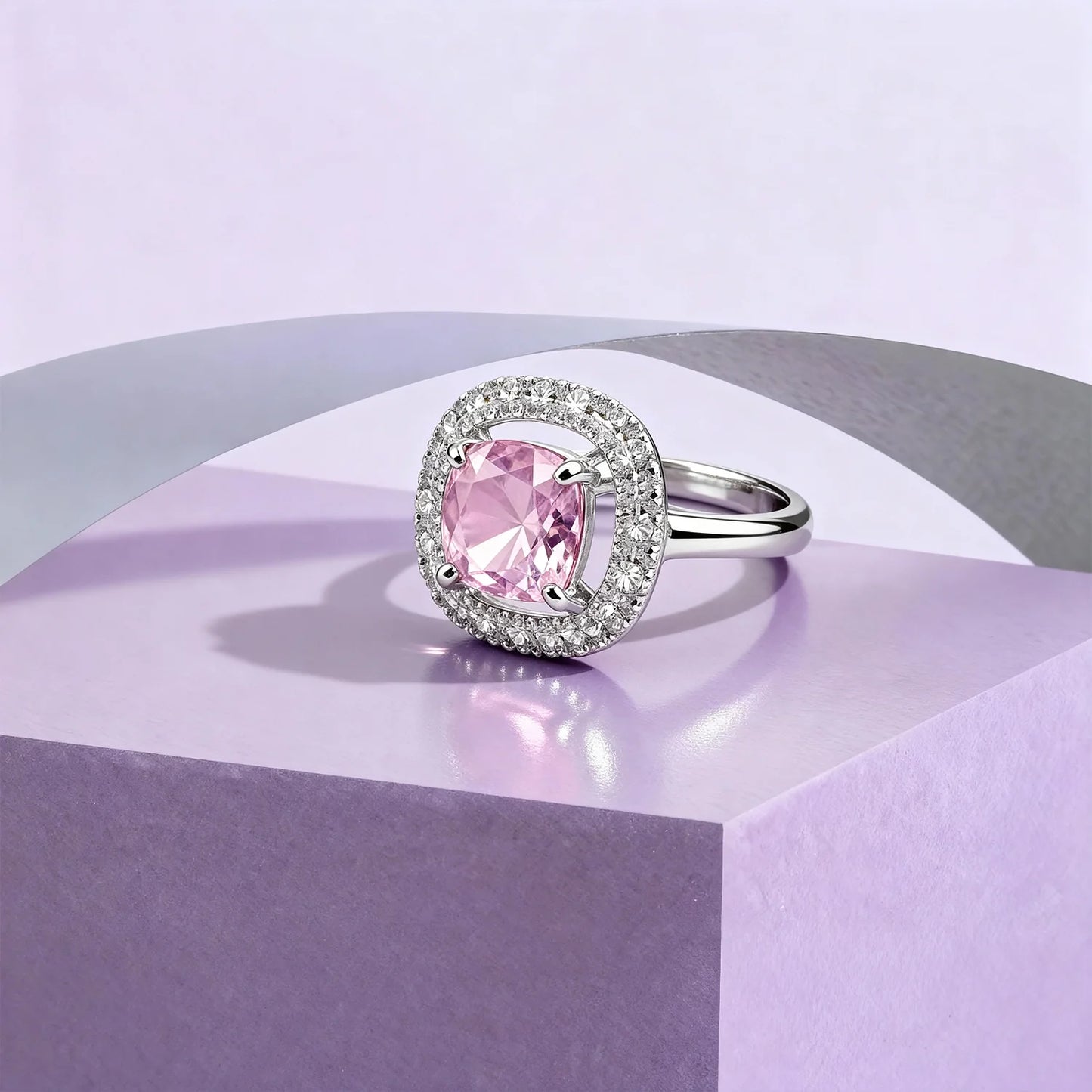 Infinity Loop Design Rodium Plated Silver Ring with AD Stones | Women’s Daily Wear & Party Wear Jewellery