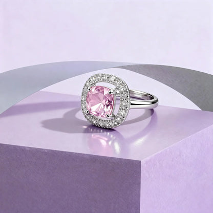 Infinity Loop Design Rodium Plated Silver Ring with AD Stones | Women’s Daily Wear & Party Wear Jewellery